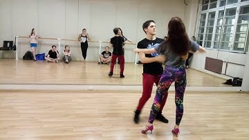 Ваня и Женя - Зук в студии танцев Ипанема