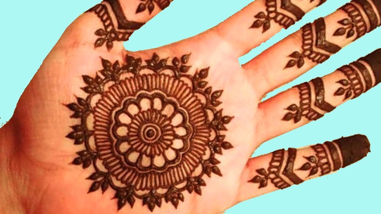 Quick Stylish Mehndi Designs For Kids Easy Henna Design For Beginners New Mehndi Designs Youtube