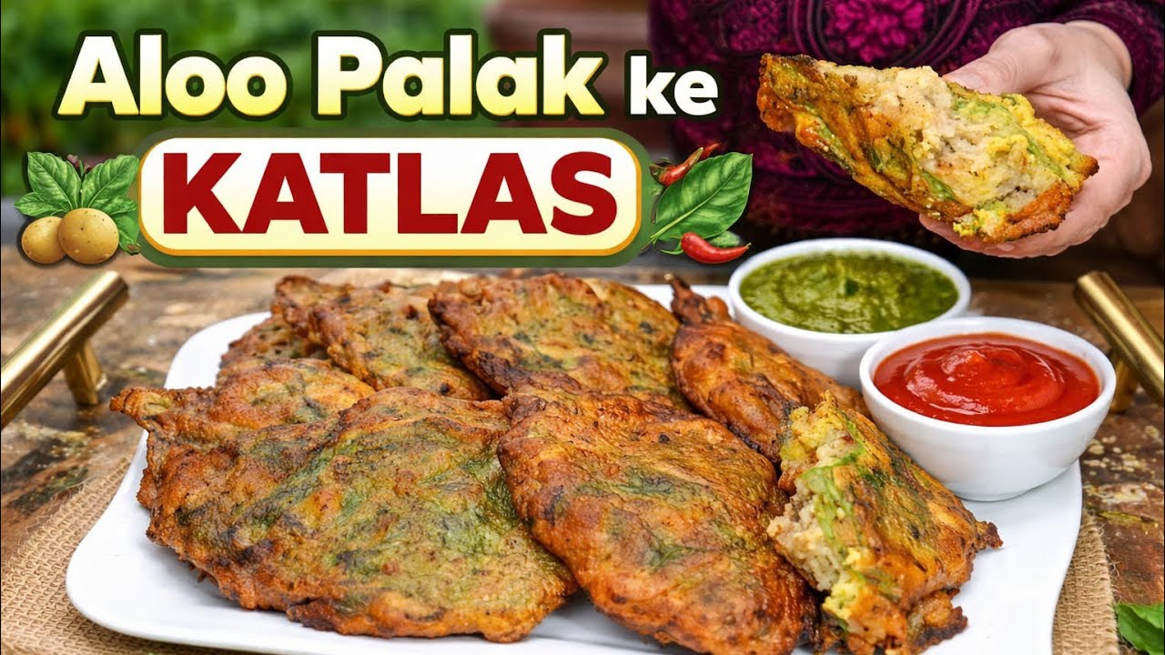 Aloo Palak ke KATLAS 👍👍👍