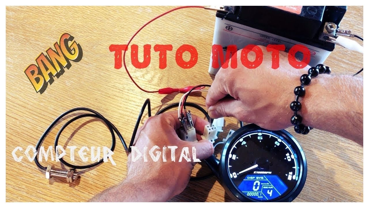 Compteur vitesse moto/compteur numérique digital Zaddox SM18 : :  Auto et Moto