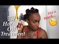 HOW TO | DIY Hot Oil Treatment For Natural Hair | Treatment For Dry and Frizzy Natural Hair