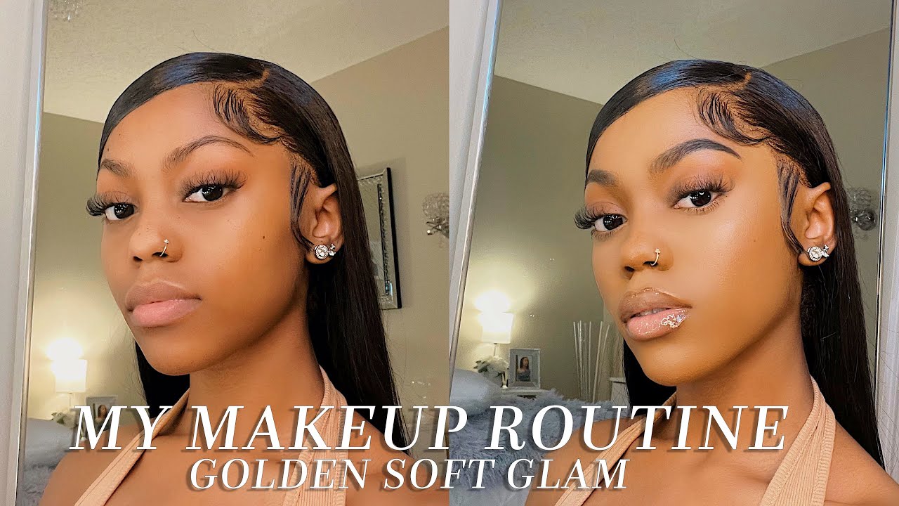 MY MAKEUP ROUTINE!! | easy, soft glam look for beginners! - YouTube