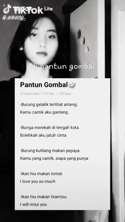 ni ges buat pantun gombal