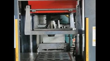 Bestech double-sided sand blowing horizontal flaskless molding machine with mold handling line