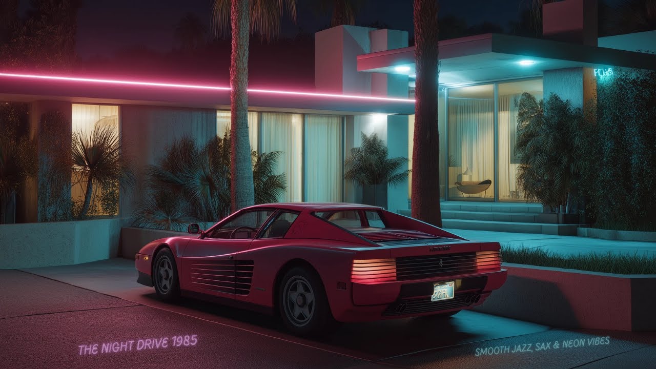 Virtual City Radio 🌃 | Night Drive 1985 | Smooth Jazz, Sax & Neon Vibes