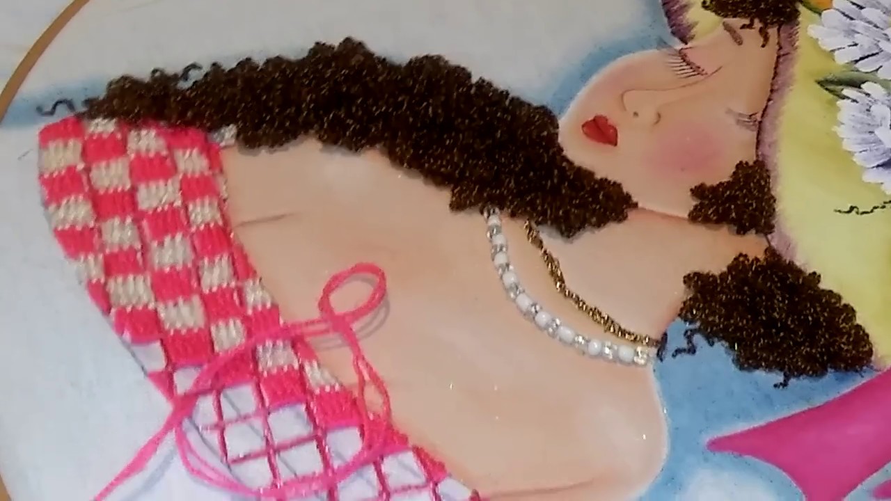 bordado fantasía la dama blusa