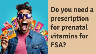 Do you need a prescription for prenatal vitamins for FSA