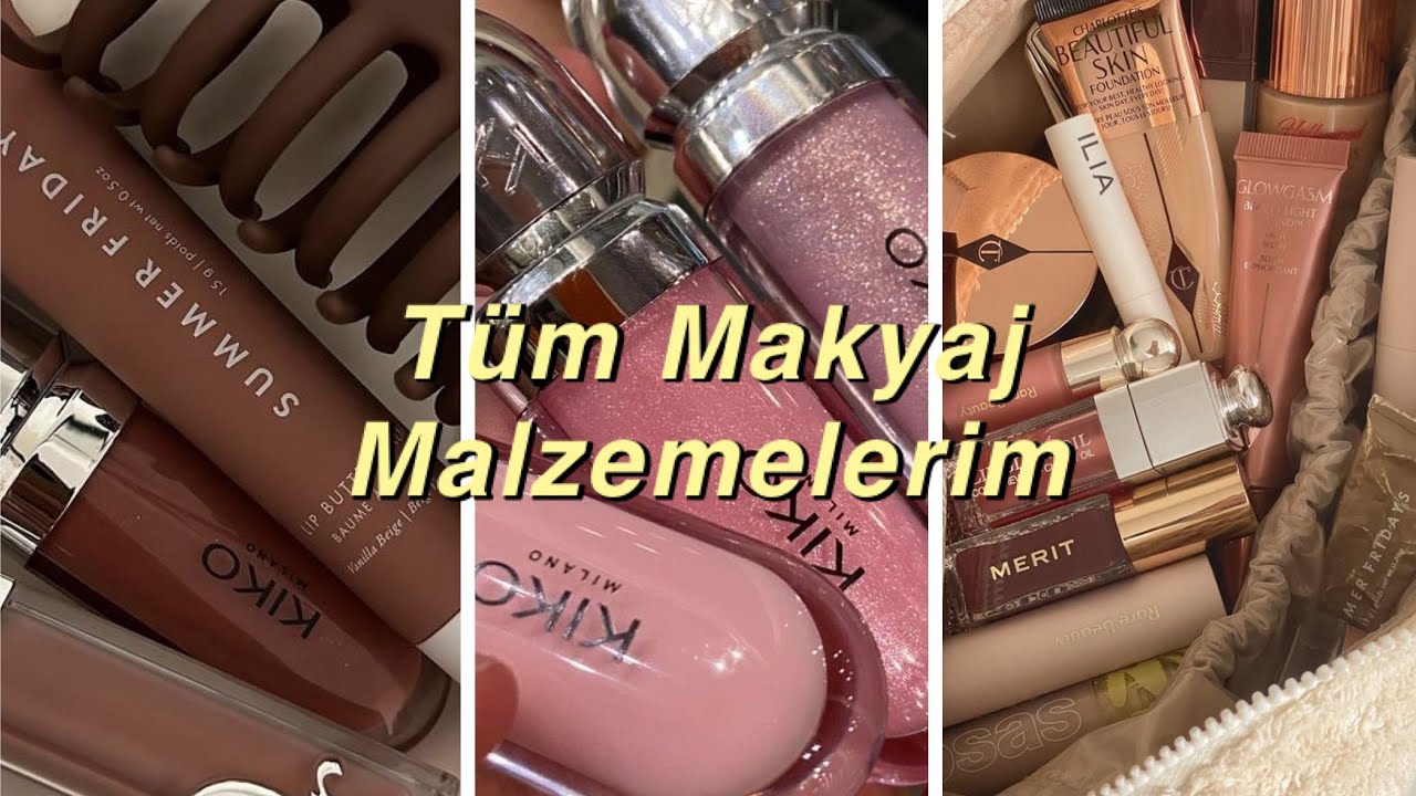 Tüm Makyaj Malzemelerim  💄 DEVASA MAKYAJ KOLEKSİYONUM SJJSJSJ
