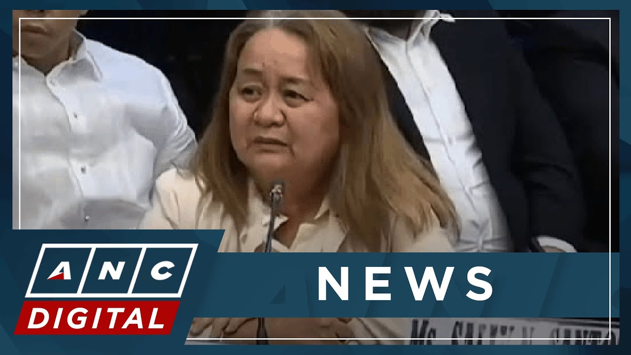 'Natatakot ako': Syms Construction owner Sally Santos asks for 'Senate protective custody' | ANC