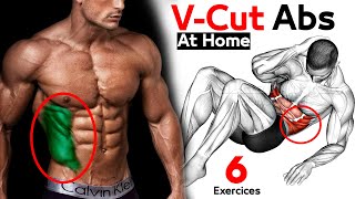 V Cut abs Workout (best 6 Exercise At Home) - Maniac Muscle