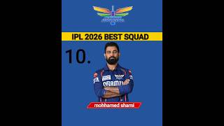 Lsg Best Squad For Ipl 2026 Shorts