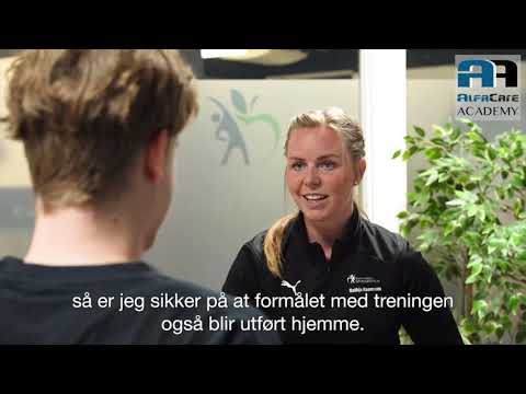 Fysioterapeut Kathja Rasmusen om hvordan hun bruker okklusjonstrening