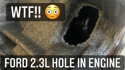 2.3L Ford Escape hybrid piston rod blows hole in engine!! (replacement needed)