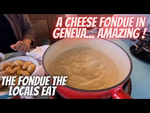 The BEST fondue in Geneva, Switzerland