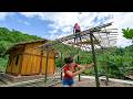 TIMELAPSE | Young Woman Building Traditional Bamboo House to Store Corn | Ep1 - Nhất Building