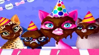 Juegos de maquillaje para peluquerías - Fiesta de cumpleaños del salón de peluquería de gatos screenshot 3
