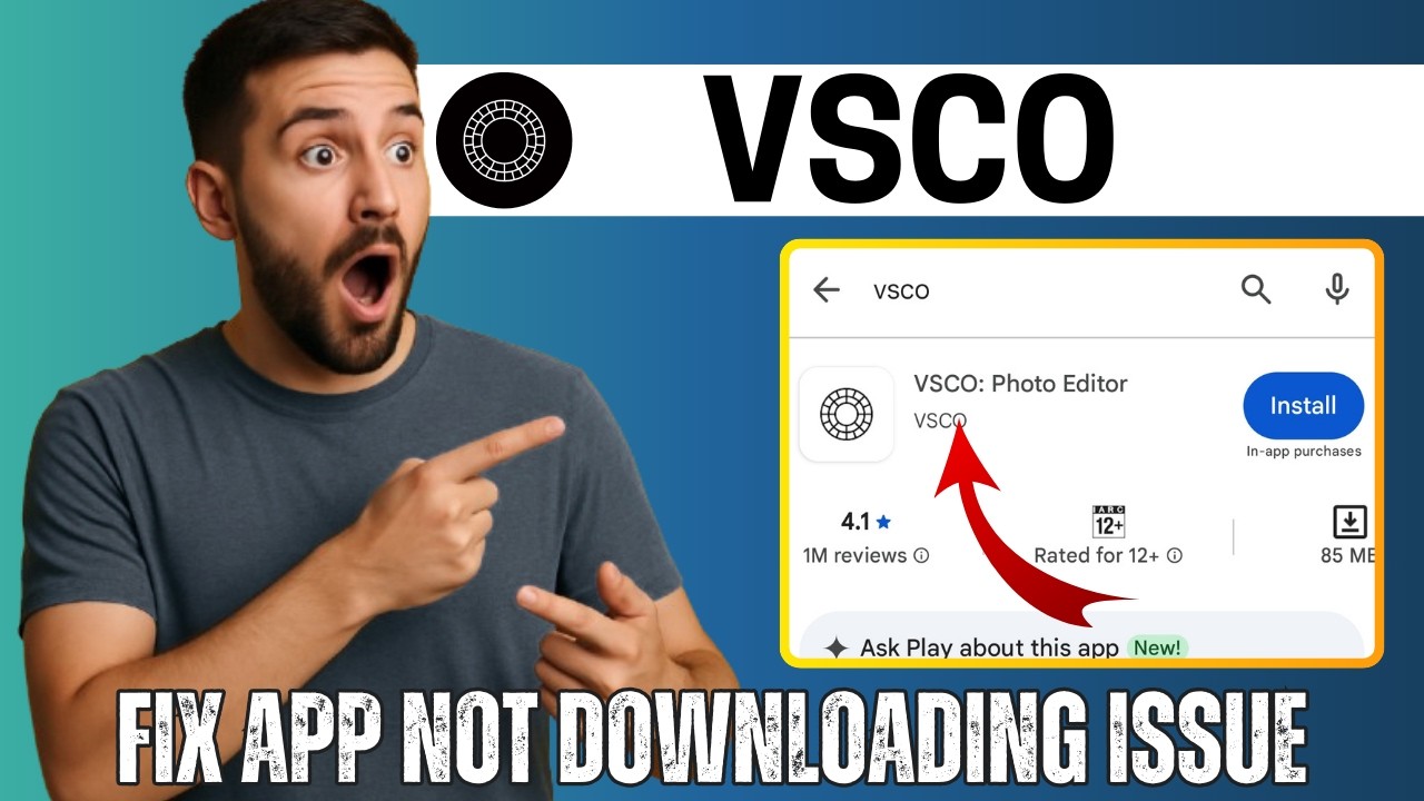 How to Fix VSCO Not Downloading Problem (2026) - YouTube