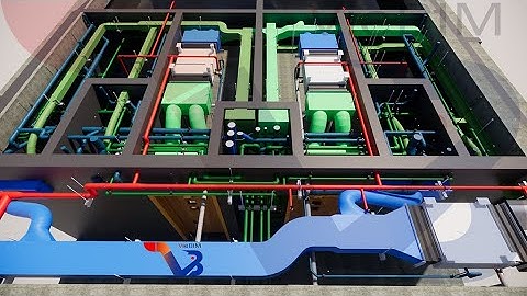 VieBIM_Mô hình hệ thống cơ điện MEPF #REVIT