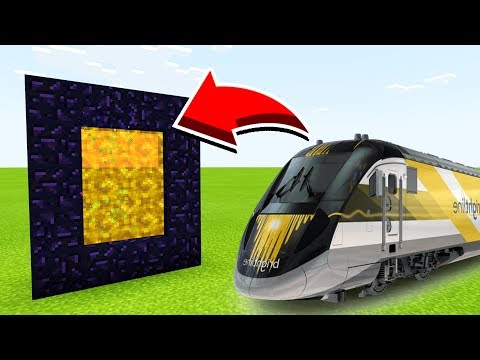 How To Make A Portal To The Train Dimension In Minecraft