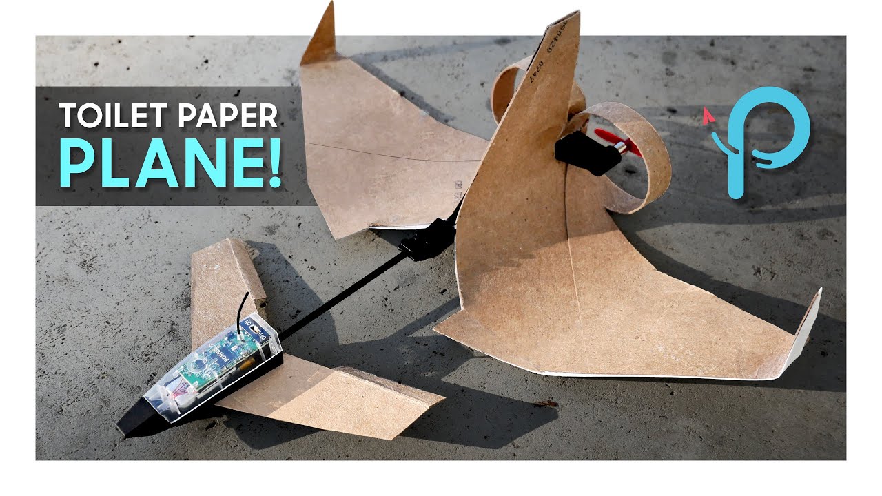 Epic Flight Test + Tutorial — How to Make a Toilet Paper Roll Airplane