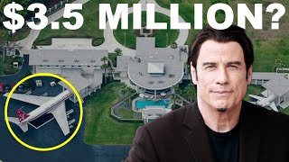 Inside John Travolta's Lavish Airport Mansion | A Tour of his Private Pilot Paradise