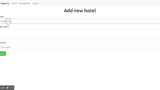 Travel agency Java application