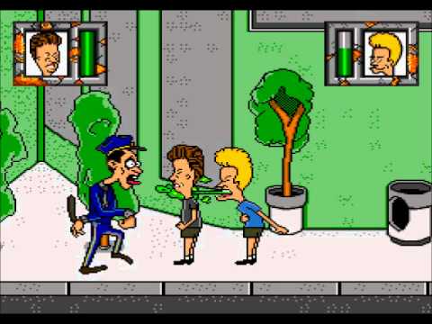 sega genesis beavis and butthead