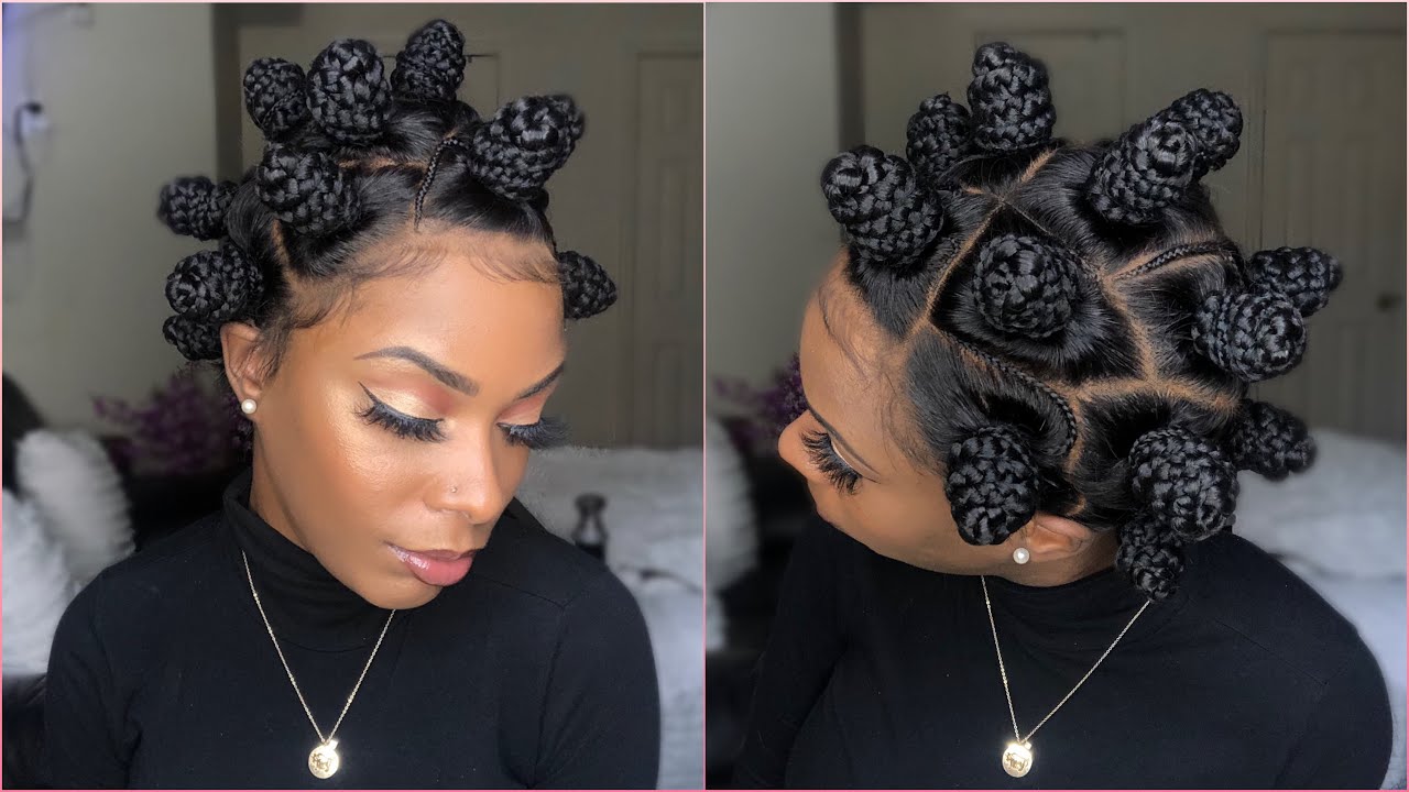 Bantu Knots Inspired Full Bantu Knot Lace Wig Poppy Fabulosity Youtube