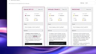 Titane prompt and model experimenter screenshot 1