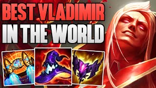 RANK 1 VLADIMIR IN THE WORLD SOLO CARRY IN CHALLENGER! | CHALLENGER VLADIMIR MID GAMEPLAY | S13