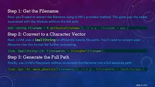 How to Extract the Absolute Path of the Current Module in LLVM IR Pass