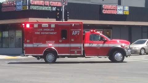 LAFD Advanced Provider 7 Responding