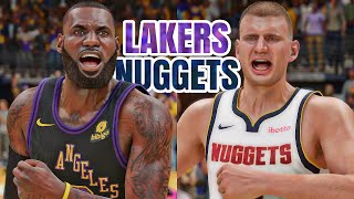 LAKERS vs NUGGETS - 2024 NBA CANCUN GAMES - NBA 2K24 (PS5)