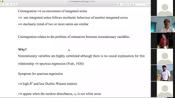 Concept of cointegration part I