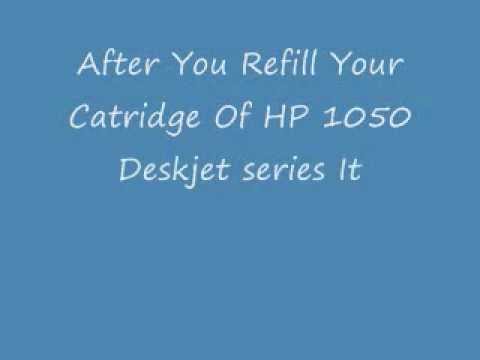 Reset HP 1050 DeskJet Series Cartridge