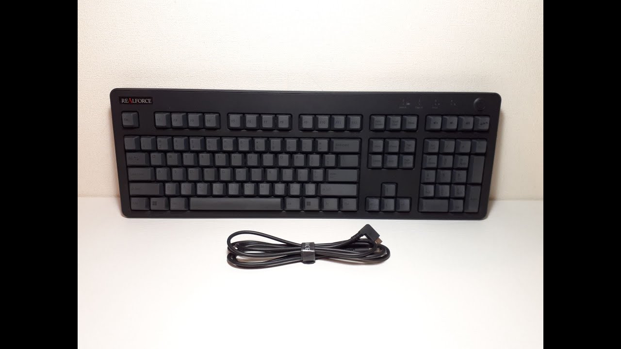 REALFORCE R3 キーボード ハイブリッド フル 30g 英語配列 ブラック 
