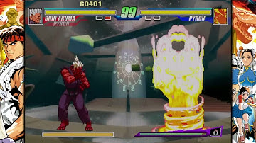 Capcom Fighting Evolution - Shin Akuma vs. Pyron
