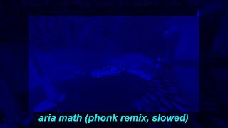 c418 ~ aria math (phonk remix, slowed)