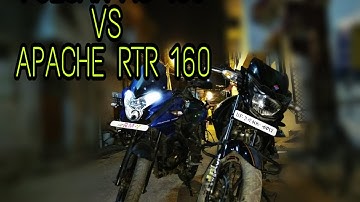 PULSAR AS 150  VS  APACHE RTR 160/ DRAG RACE/ DARK RIDES