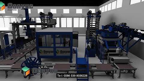 Fully Automatic Brick/Block Machine , Curing Chambers Automatic Brick/pallet Cuber & Packing
