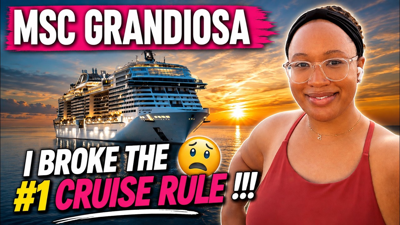 Real Look At MSC Grandiosa Embarkation! (And What I Did Wrong)