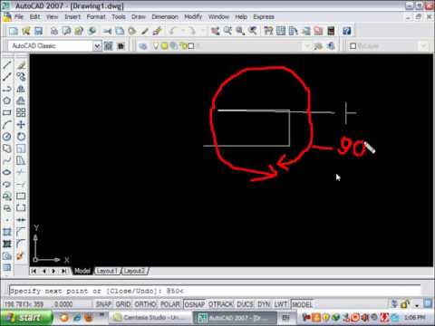 Autocad ის ვიდეო გაკვეთილები მონაკვეთის აგება 2 მეთოდი