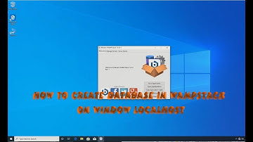 How to create Database In WAMP Stack on Window Locally