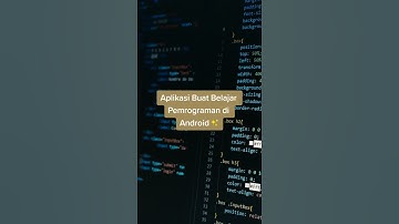 APLIKASI BUAT BELAJAR PEMROGRAMAN DI HP ANDROID #shorts