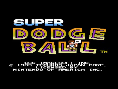 Super Dodge Ball (NES) Playthrough , Super Dodge Ball (игра вышибалы) игра на деньди - прохождение