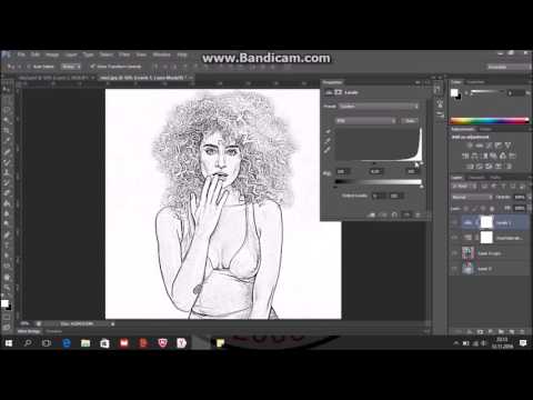 Photoshop CS tutorial | How to make realistic charcoal work