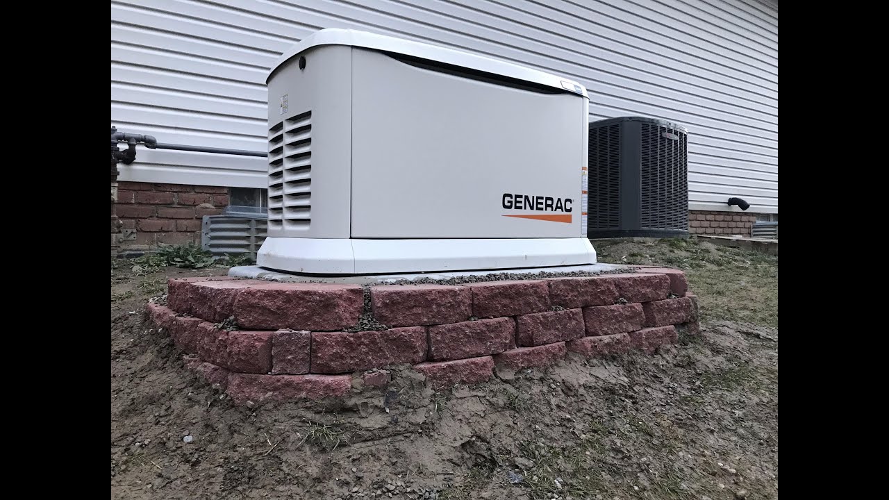 Retaining Wall for Leveling Equipment Pad on Hill YouTube