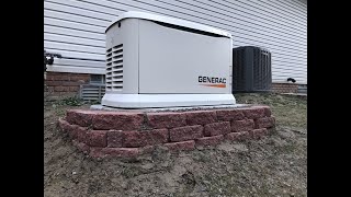 Retaining Wall for Leveling Equipment Pad on Hill