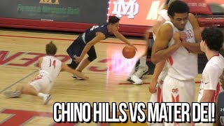 Mater Dei VS Chino Hills at The NIKE EXTRAVAGANZA! Spencer Freedman Pulling From NBA RANGE!