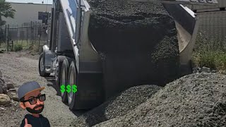 Starting A Dumptruck Business Part 5 How Much You Can Expect To Make And Footage Of Fire By My Ranch